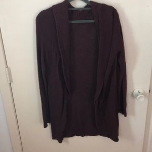 Maroon cardigan